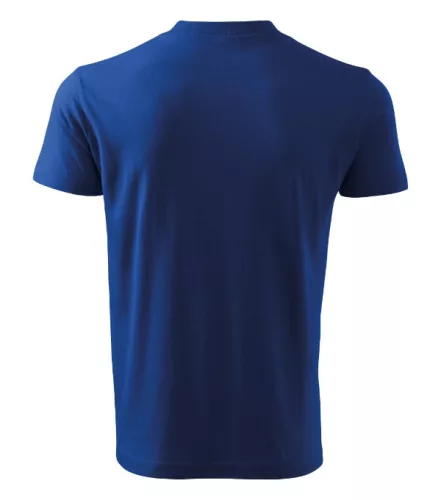 V-neck póló unisex királykék L