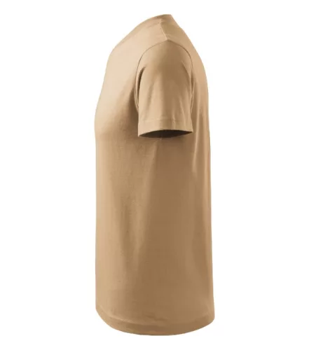 V-neck póló unisex homok S