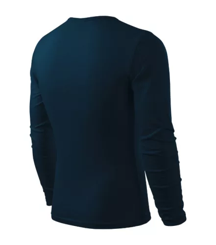 Fit-T LS póló férfi tengerészkék S