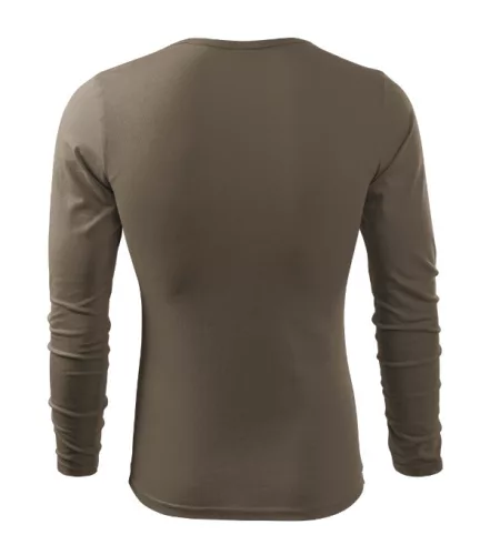 Fit-T LS póló férfi army XL