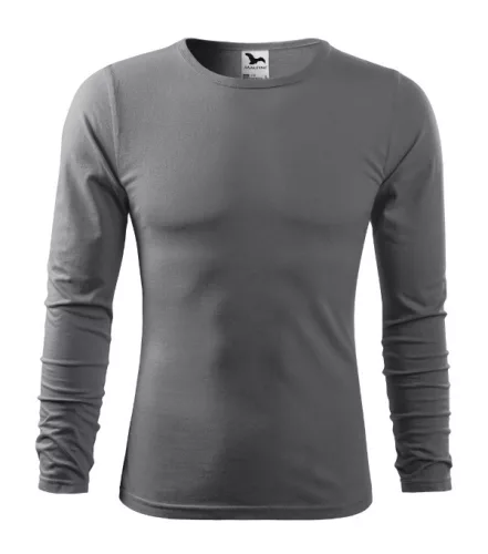 Fit-T LS póló férfi acélszürke 2XL