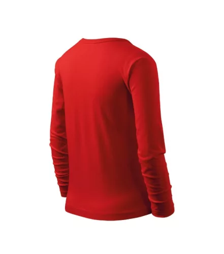 Fit-T LS póló gyerek piros 110 cm/4 éves