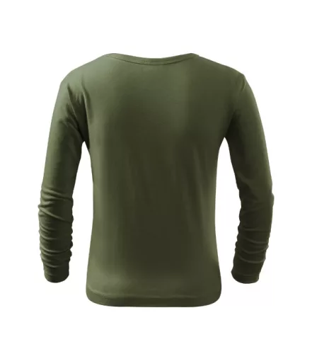 Fit-T LS póló gyerek khaki 122 cm/6 éves