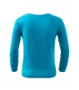 Fit-T LS póló gyerek türkiz 122 cm/6 éves