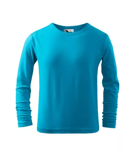 Fit-T LS póló gyerek türkiz 146 cm/10 éves
