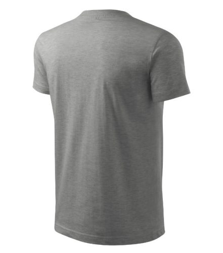 Classic New póló férfi sötétszürke melírozott S