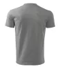 Classic New póló férfi sötétszürke melírozott 2XL