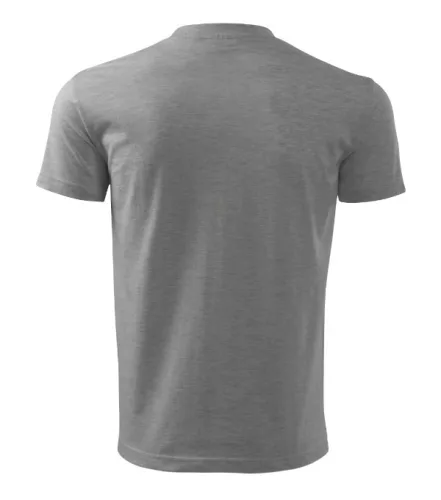 Classic New póló férfi sötétszürke melírozott 2XL