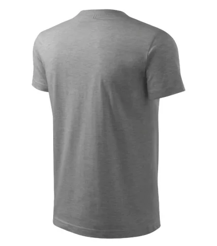 Classic New póló férfi sötétszürke melírozott 3XL