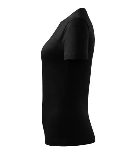 Basic póló női fekete 2XL