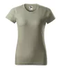 Basic póló női világos khaki S