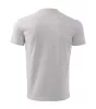 Heavy New póló unisex világosszürke melírozott L