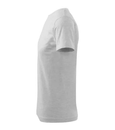Heavy New póló unisex világosszürke melírozott L