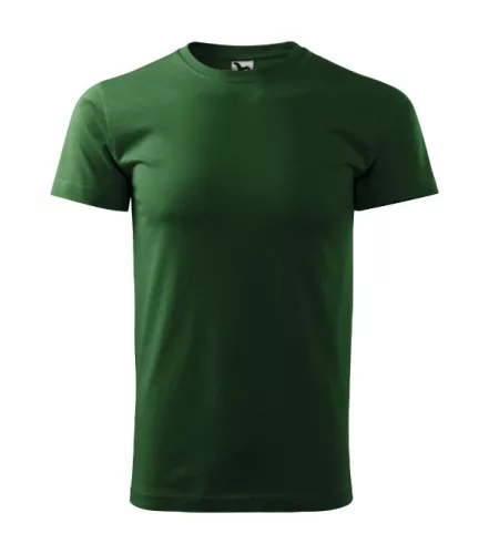 Heavy New póló unisex üvegzöld XS