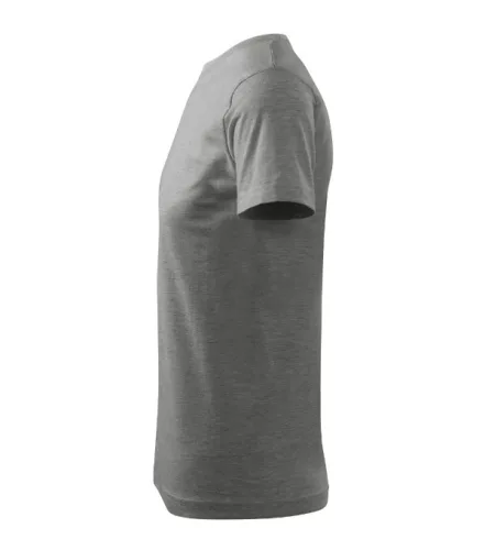 Heavy New póló unisex sötétszürke melírozott XS