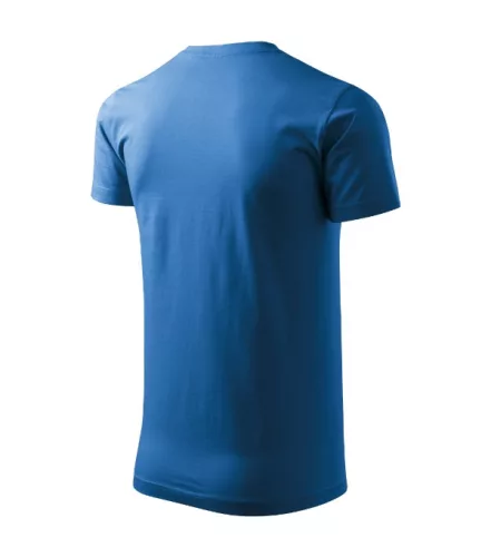 Heavy New póló unisex azúrkék XS