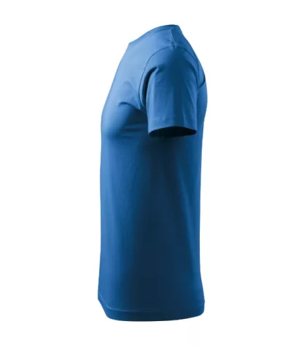 Heavy New póló unisex azúrkék L