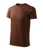 Heavy New póló unisex csokoládébarna 2XL
