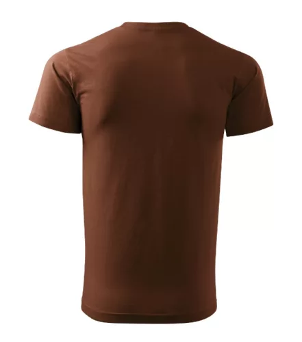 Heavy New póló unisex csokoládébarna 2XL