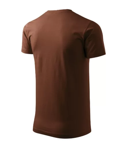 Heavy New póló unisex csokoládébarna 2XL