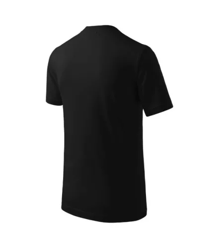 Basic póló gyerek fekete 158 cm/12 éves