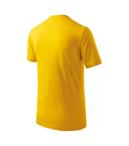 Basic póló gyerek sárga 134 cm/8 éves