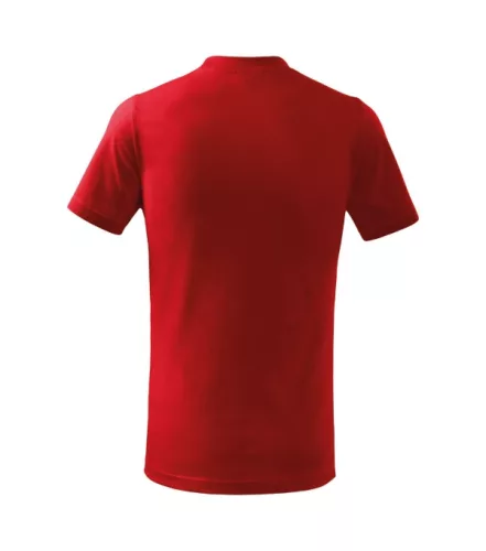 Basic póló gyerek piros 146 cm/10 éves