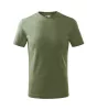 Basic póló gyerek khaki 122 cm/6 éves