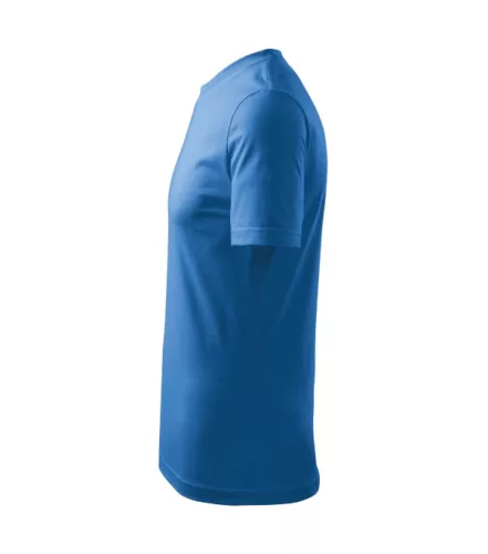 Basic póló gyerek azúrkék 146 cm/10 éves