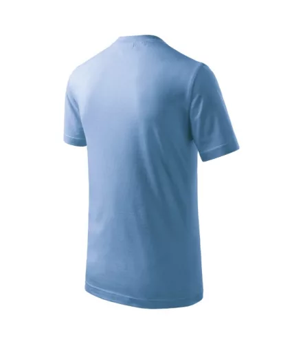 Basic póló gyerek égszínkék 110 cm/4 éves