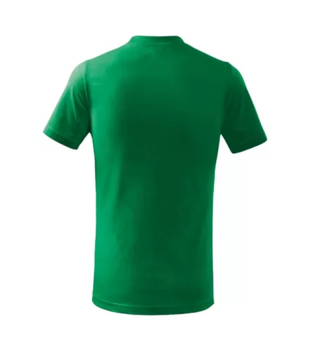 Basic póló gyerek fűzöld 158 cm/12 éves