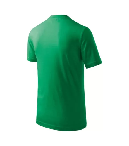 Basic póló gyerek fűzöld 158 cm/12 éves