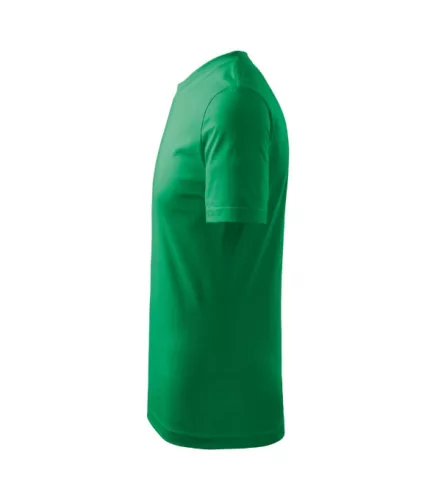Basic póló gyerek fűzöld 134 cm/8 éves