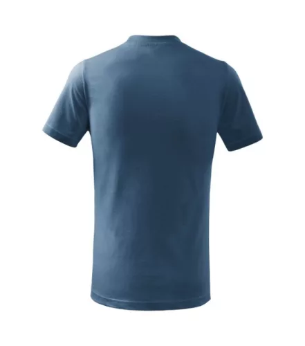 Basic póló gyerek farmerkék 158 cm/12 éves