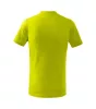 Basic póló gyerek lime 158 cm/12 éves