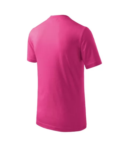 Basic póló gyerek málna 122 cm/6 éves