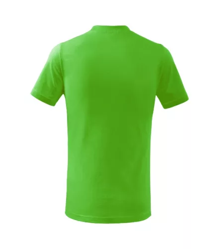 Basic póló gyerek almazöld 110 cm/4 éves