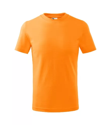 Basic póló gyerek mandarinsárga 134 cm/8 éves