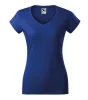 Póló női Fit V-neck 162 királykék XL méret