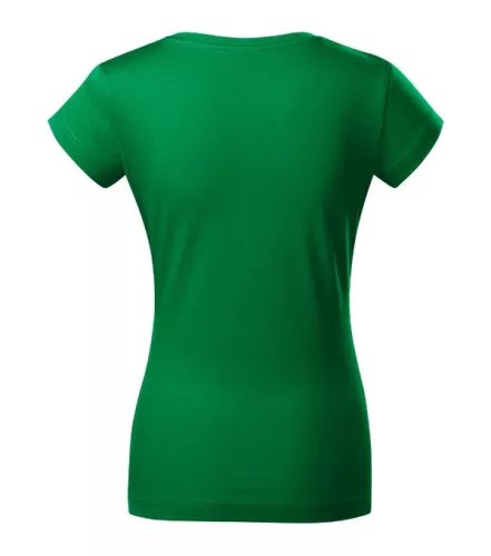 Póló női Fit V-neck 162 fűzöld XL méret