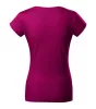 Póló női Fit V-neck 162 fukszia M méret