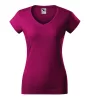 Póló női Fit V-neck 162 fukszia L méret