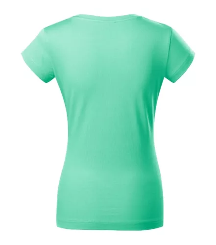 Póló női Fit V-neck 162 menta 2XL méret