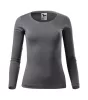 Fit-T LS póló női acélszürke XL