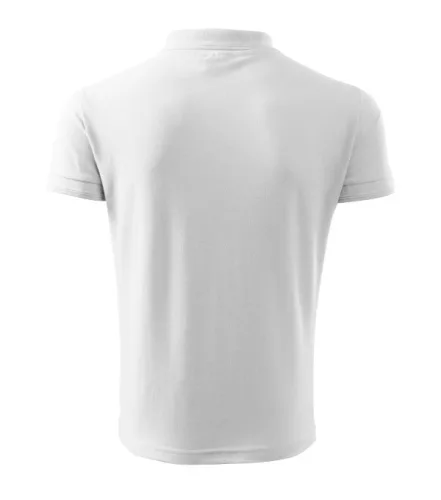 Pique Polo galléros póló férfi fehér 5XL
