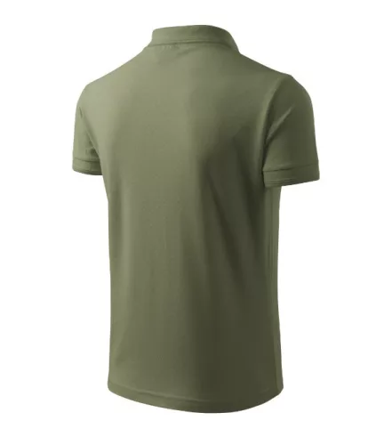 Pique Polo galléros póló férfi khaki XL