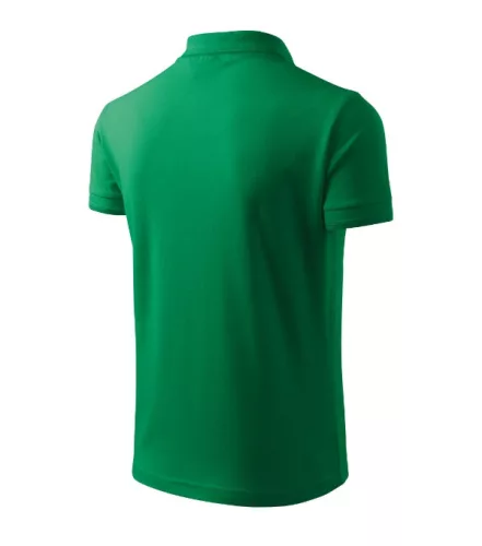 Pique Polo galléros póló férfi fűzöld XL