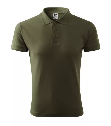 Pique Polo galléros póló férfi military S