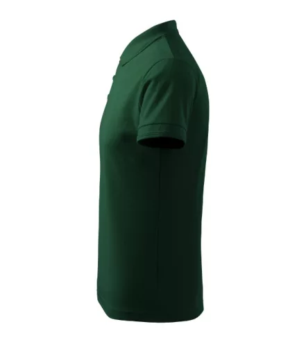 Pique Polo galléros póló férfi dark green M