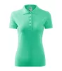 Pique Polo galléros póló női menta L